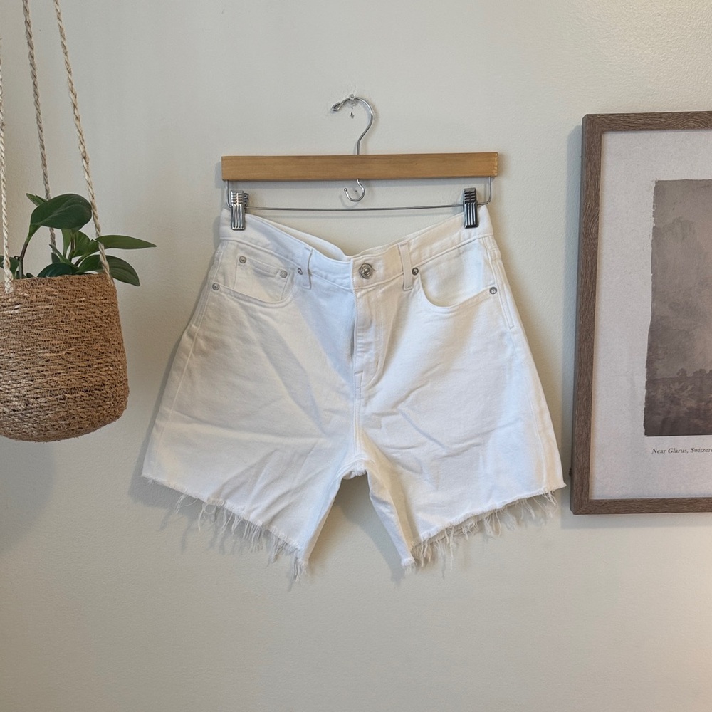 AYR The Day Off Jean Short "Tofu" (Off-white), Sz 27
